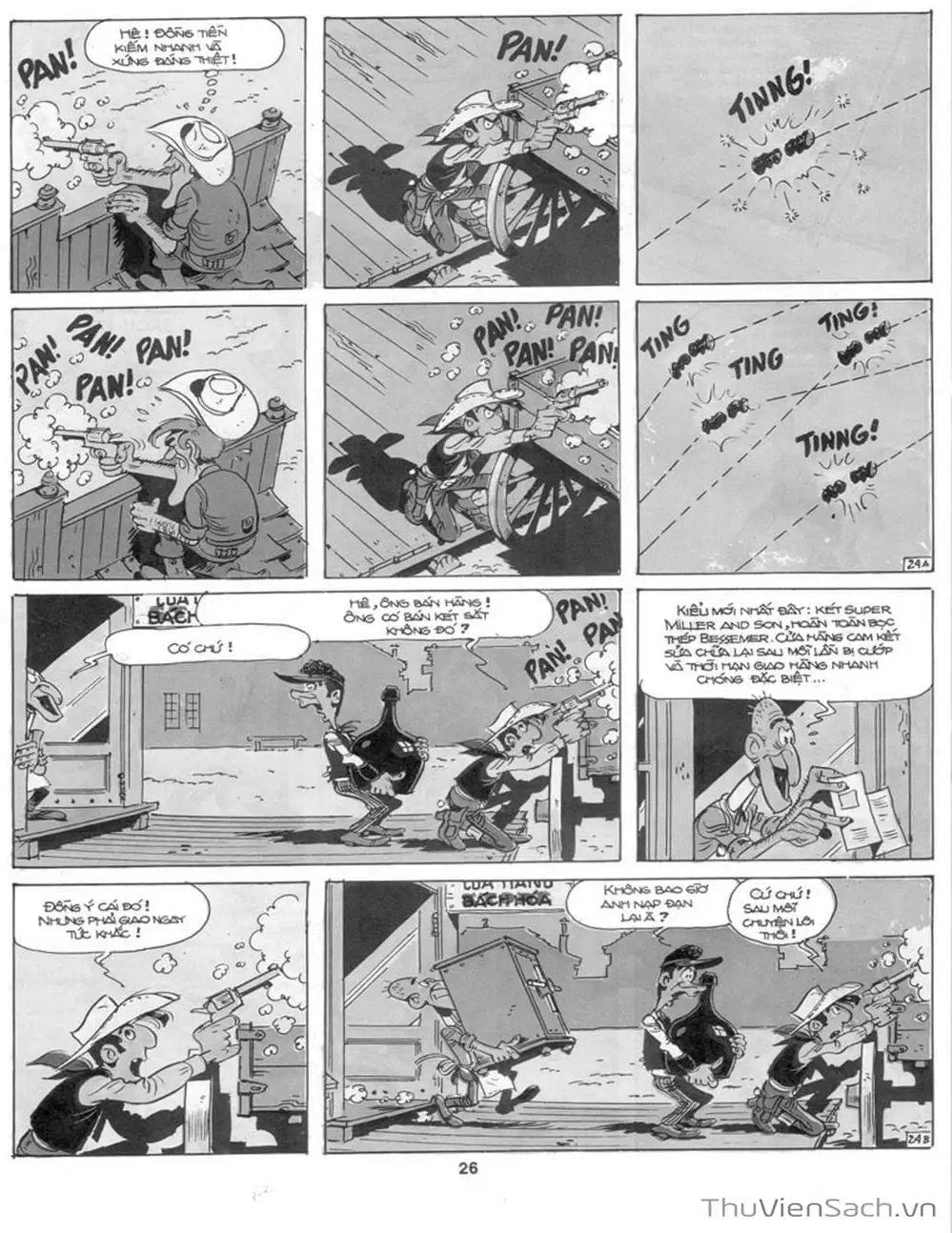 Truyện Tranh Cuộc Phiêu Lưu Kỳ Thú Của Lucky Luke trang 3