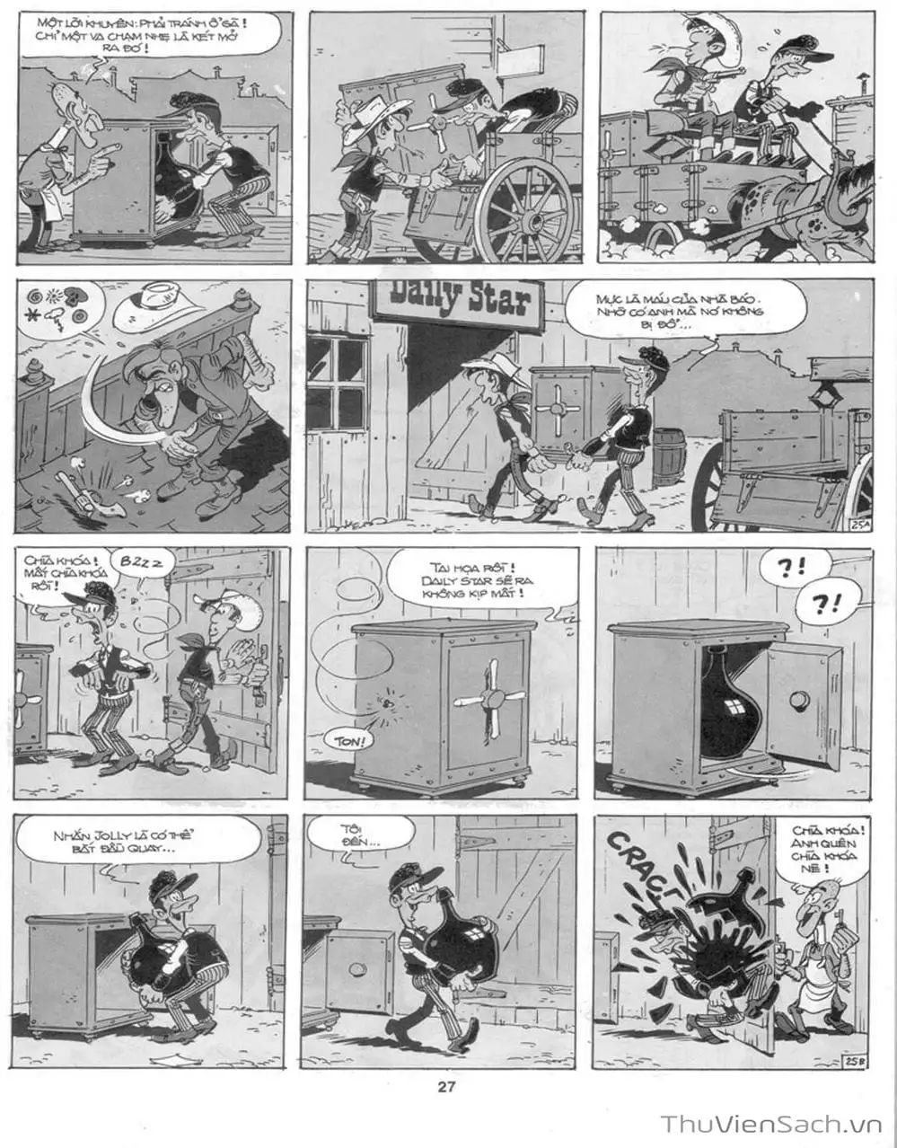 Truyện Tranh Cuộc Phiêu Lưu Kỳ Thú Của Lucky Luke trang 3