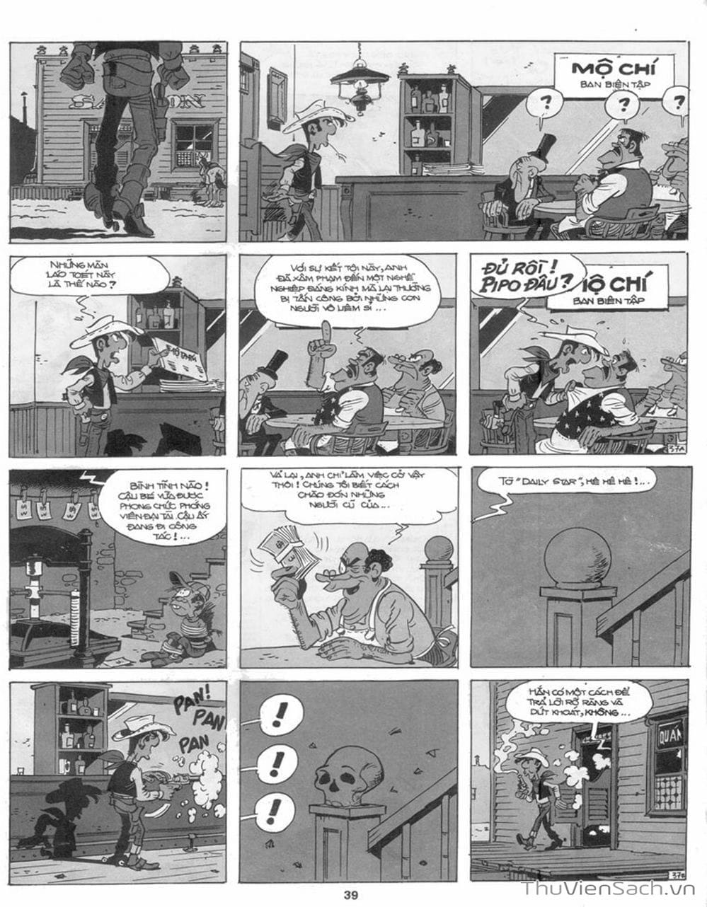 Truyện Tranh Cuộc Phiêu Lưu Kỳ Thú Của Lucky Luke trang 3