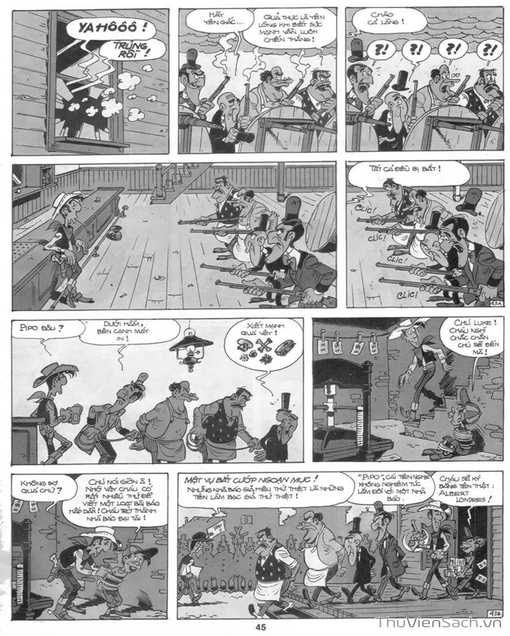 Truyện Tranh Cuộc Phiêu Lưu Kỳ Thú Của Lucky Luke trang 3