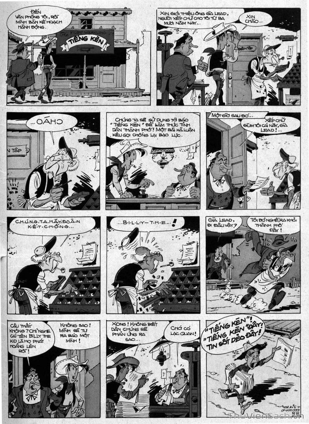 Truyện Tranh Cuộc Phiêu Lưu Kỳ Thú Của Lucky Luke trang 3