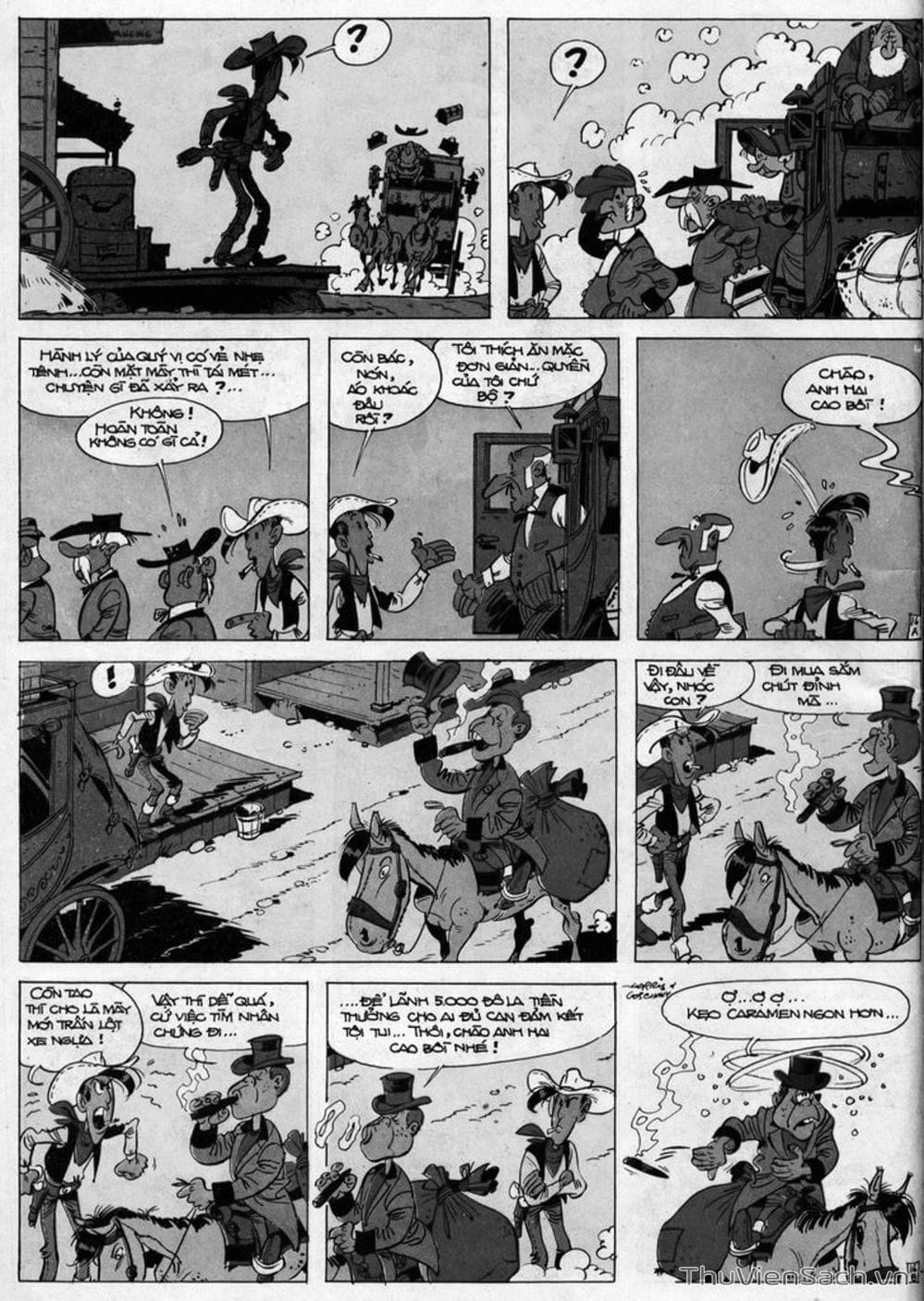 Truyện Tranh Cuộc Phiêu Lưu Kỳ Thú Của Lucky Luke trang 3