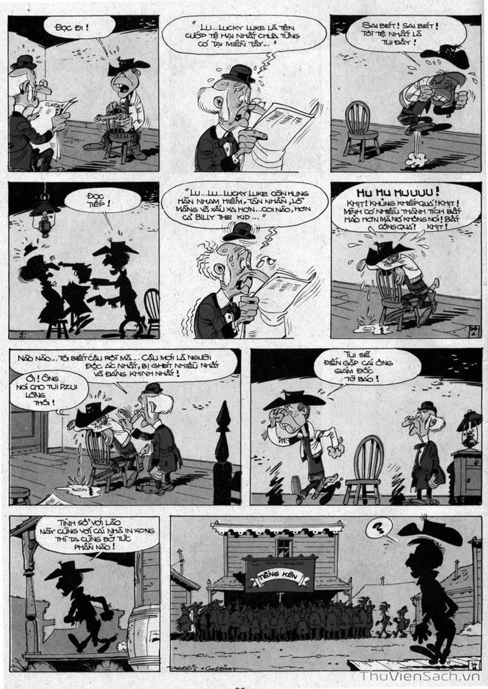 Truyện Tranh Cuộc Phiêu Lưu Kỳ Thú Của Lucky Luke trang 3