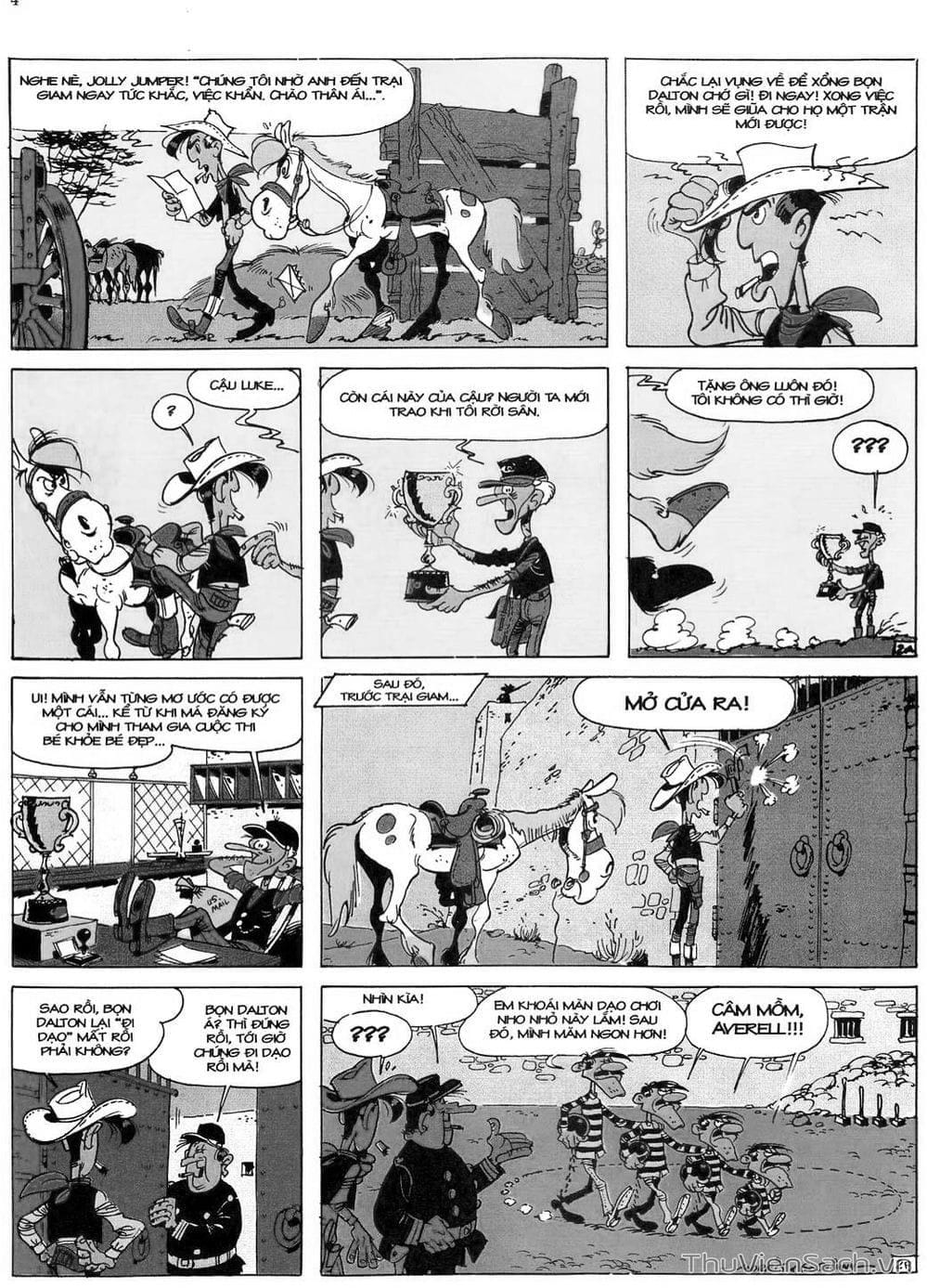 Truyện Tranh Cuộc Phiêu Lưu Kỳ Thú Của Lucky Luke trang 3