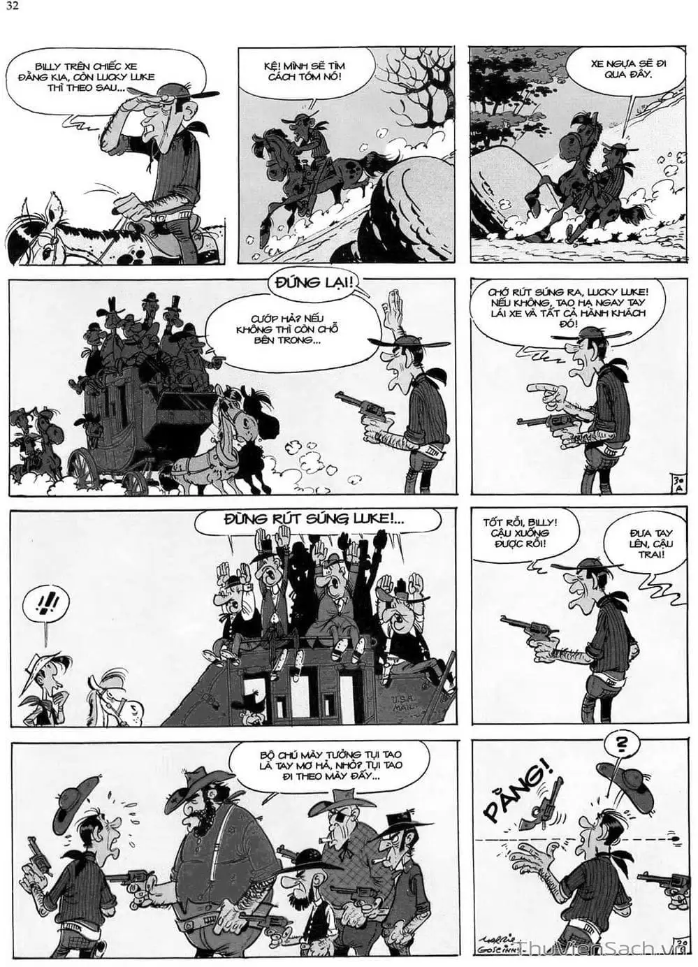 Truyện Tranh Cuộc Phiêu Lưu Kỳ Thú Của Lucky Luke trang 3