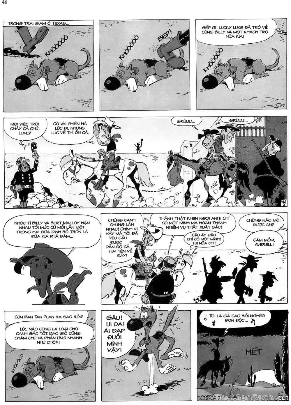 Truyện Tranh Cuộc Phiêu Lưu Kỳ Thú Của Lucky Luke trang 3