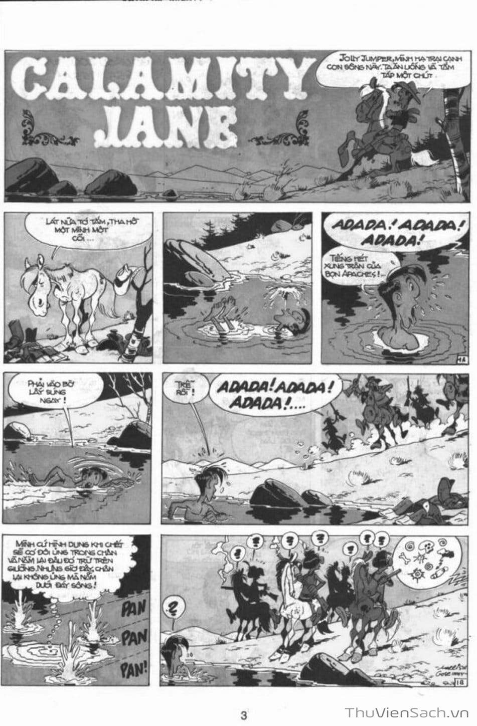 Truyện Tranh Cuộc Phiêu Lưu Kỳ Thú Của Lucky Luke trang 3