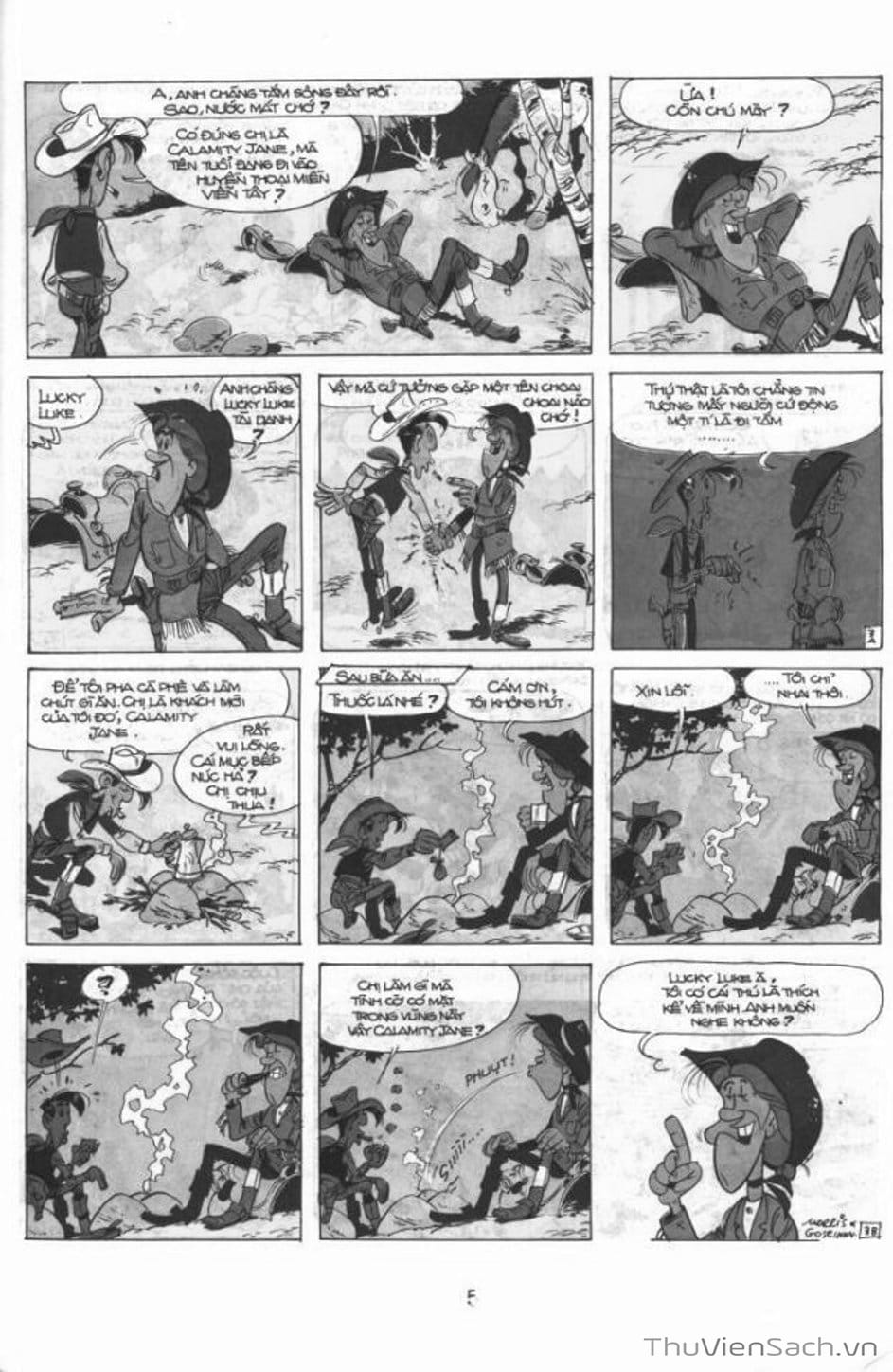 Truyện Tranh Cuộc Phiêu Lưu Kỳ Thú Của Lucky Luke trang 3