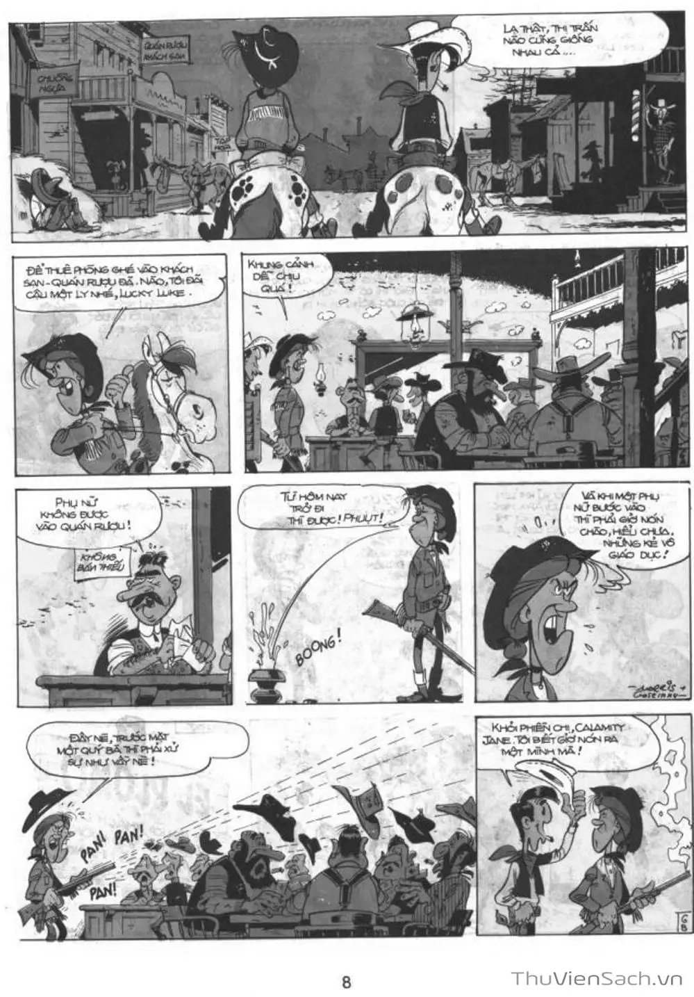 Truyện Tranh Cuộc Phiêu Lưu Kỳ Thú Của Lucky Luke trang 3