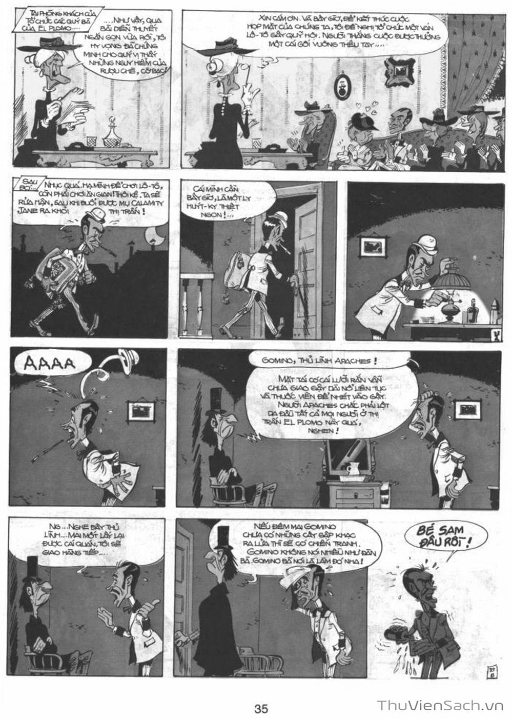 Truyện Tranh Cuộc Phiêu Lưu Kỳ Thú Của Lucky Luke trang 3