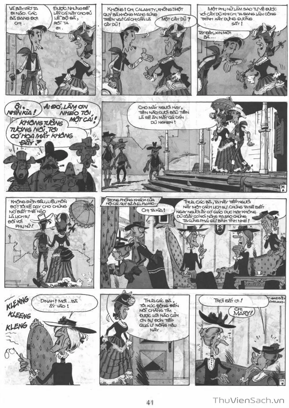 Truyện Tranh Cuộc Phiêu Lưu Kỳ Thú Của Lucky Luke trang 3