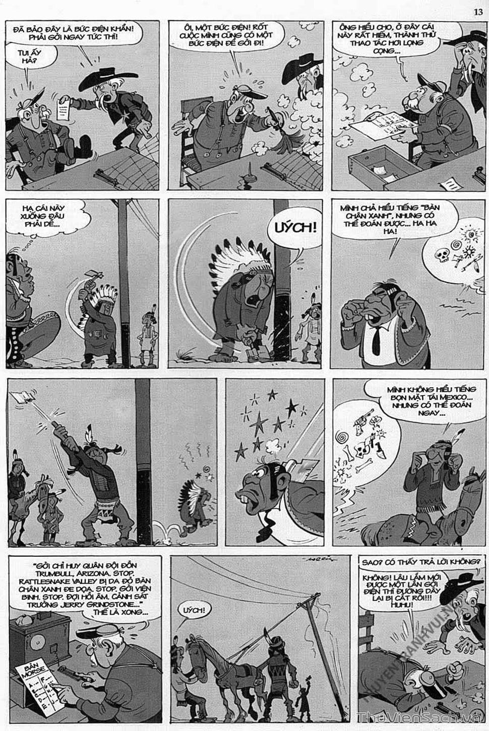 Truyện Tranh Cuộc Phiêu Lưu Kỳ Thú Của Lucky Luke trang 3