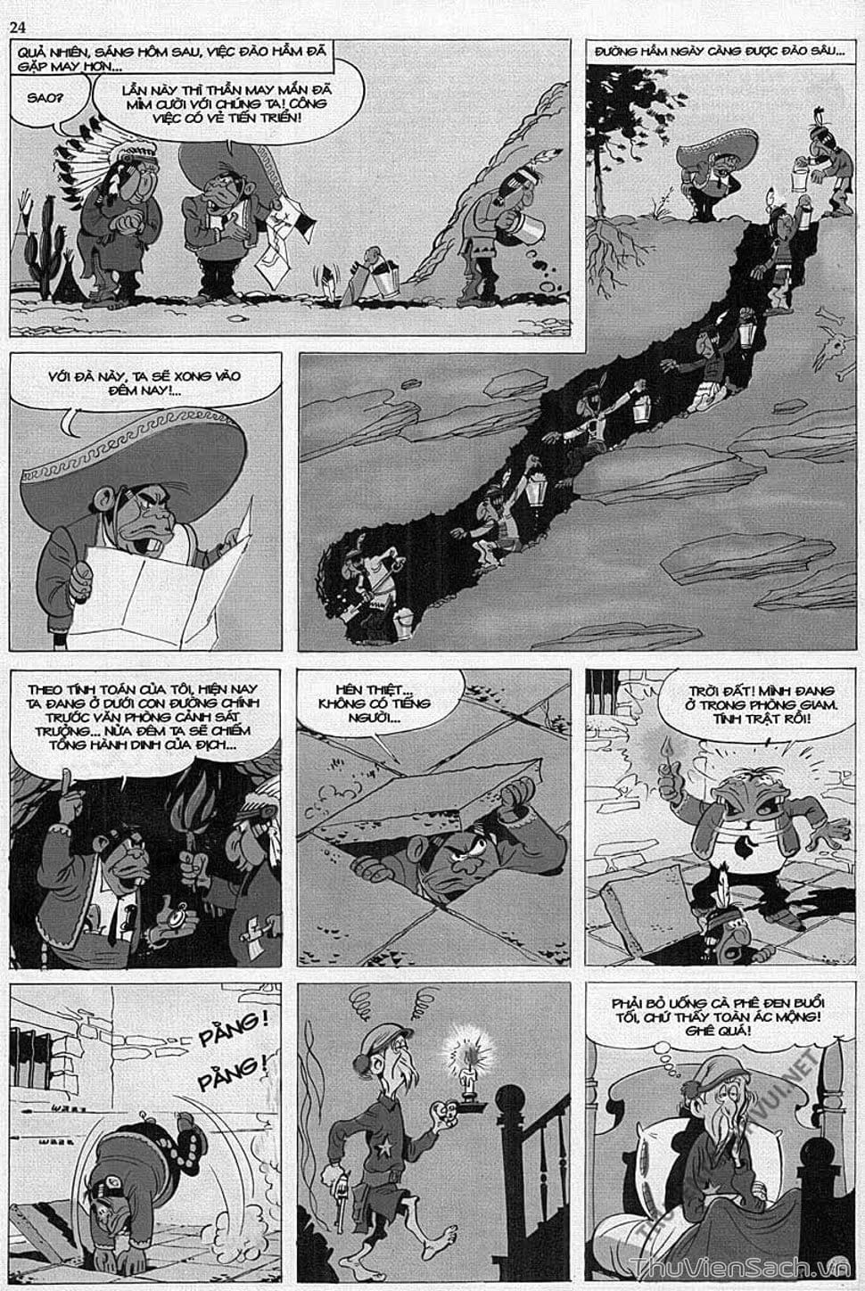 Truyện Tranh Cuộc Phiêu Lưu Kỳ Thú Của Lucky Luke trang 3