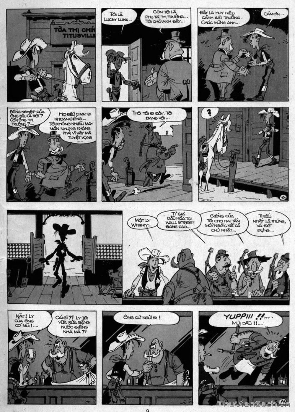 Truyện Tranh Cuộc Phiêu Lưu Kỳ Thú Của Lucky Luke trang 3