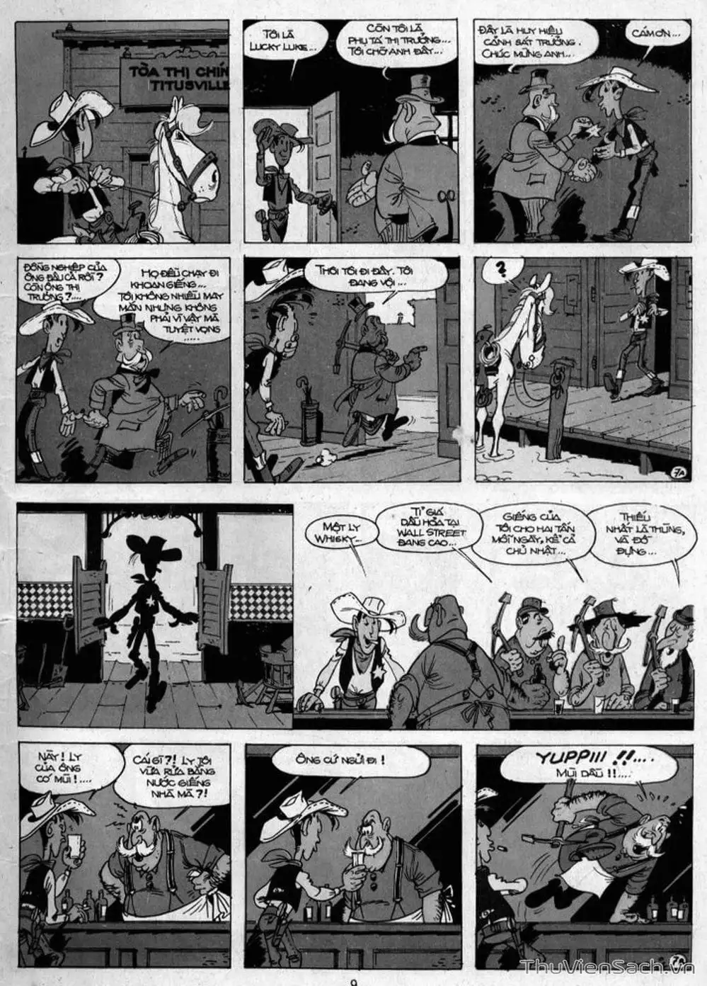 Truyện Tranh Cuộc Phiêu Lưu Kỳ Thú Của Lucky Luke trang 3
