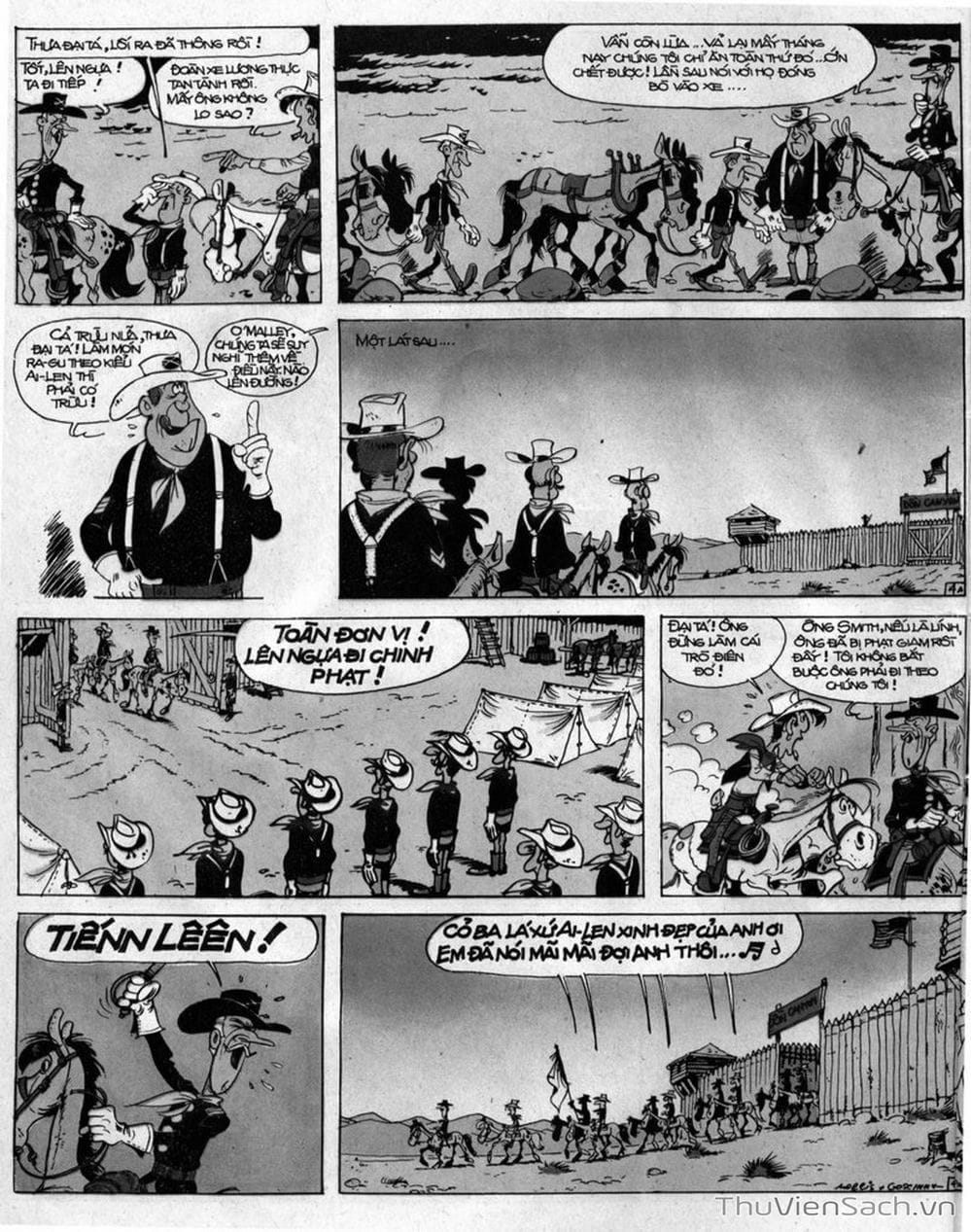 Truyện Tranh Cuộc Phiêu Lưu Kỳ Thú Của Lucky Luke trang 3