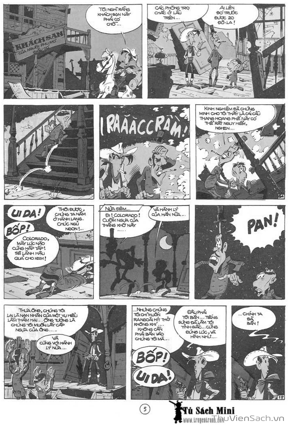 Truyện Tranh Cuộc Phiêu Lưu Kỳ Thú Của Lucky Luke trang 3