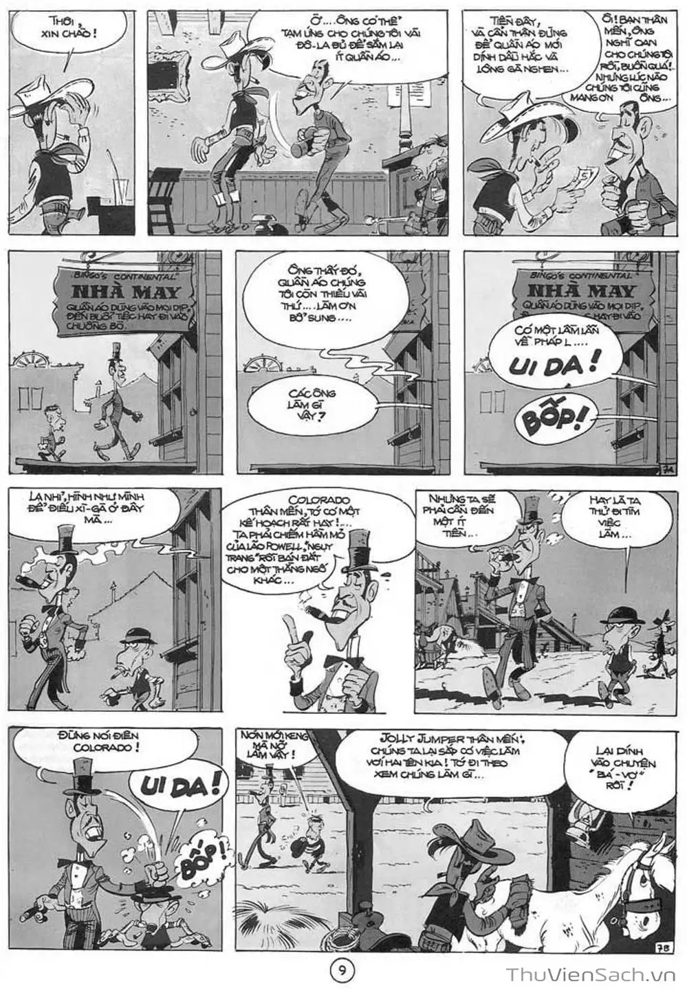 Truyện Tranh Cuộc Phiêu Lưu Kỳ Thú Của Lucky Luke trang 3