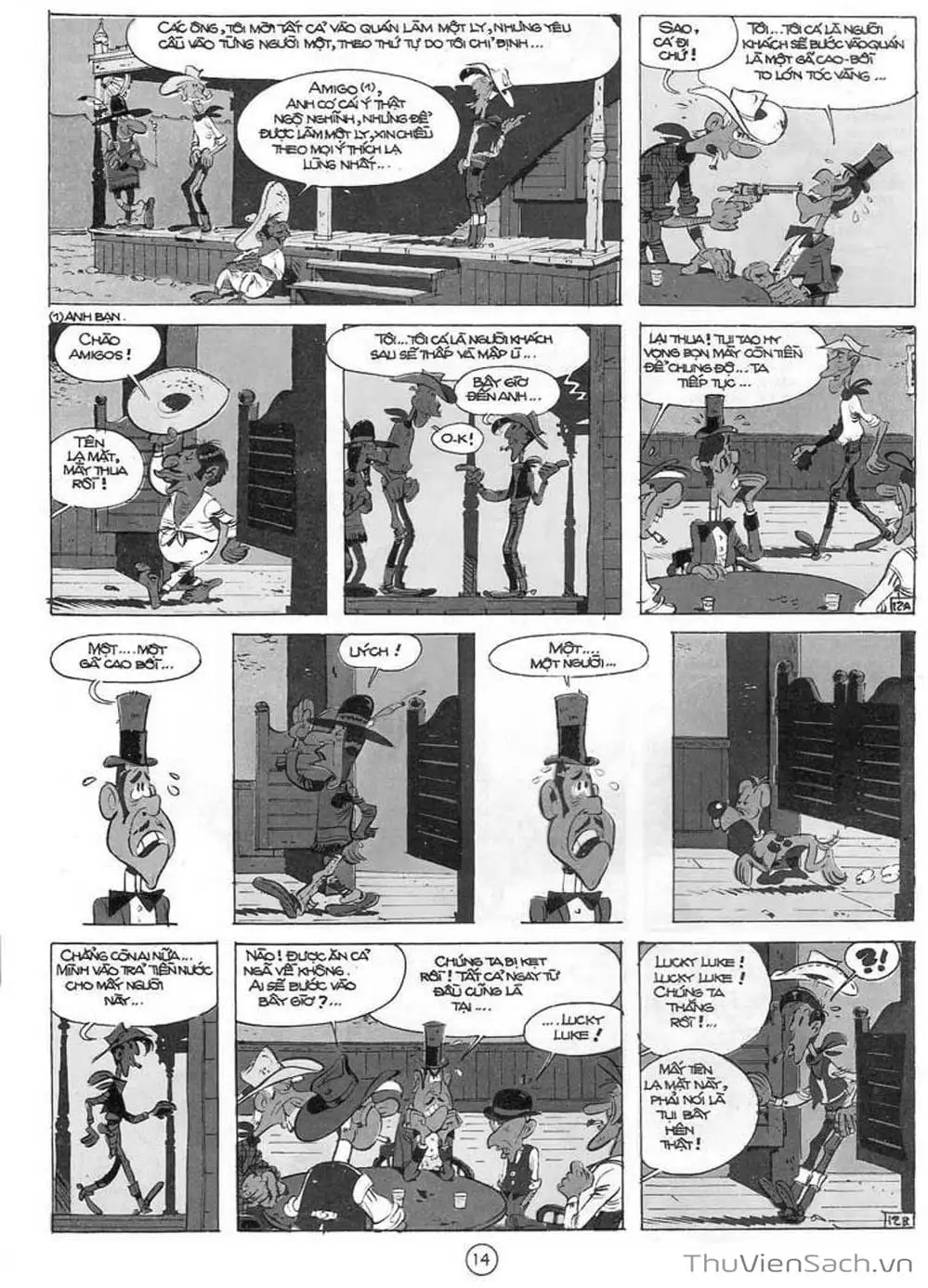 Truyện Tranh Cuộc Phiêu Lưu Kỳ Thú Của Lucky Luke trang 3