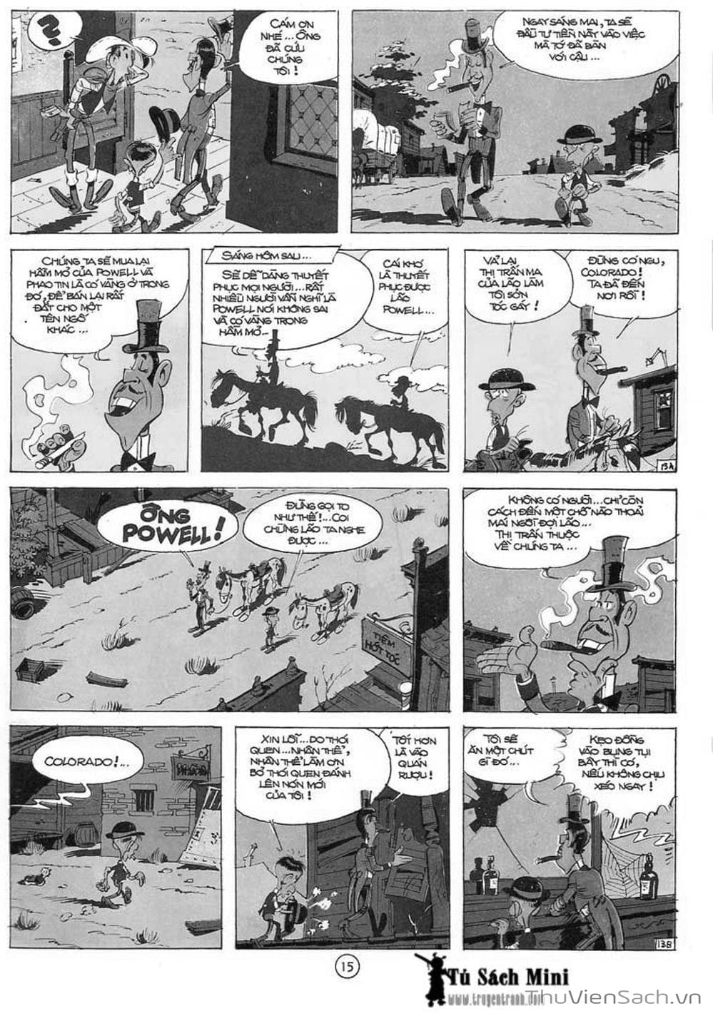 Truyện Tranh Cuộc Phiêu Lưu Kỳ Thú Của Lucky Luke trang 3