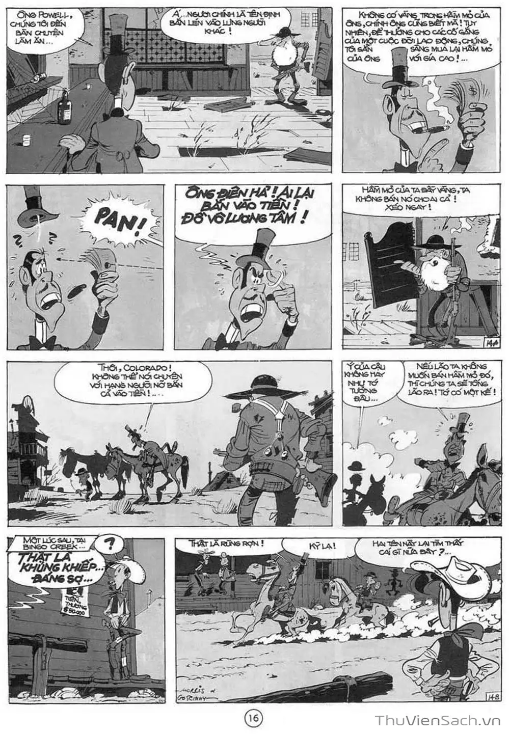 Truyện Tranh Cuộc Phiêu Lưu Kỳ Thú Của Lucky Luke trang 3