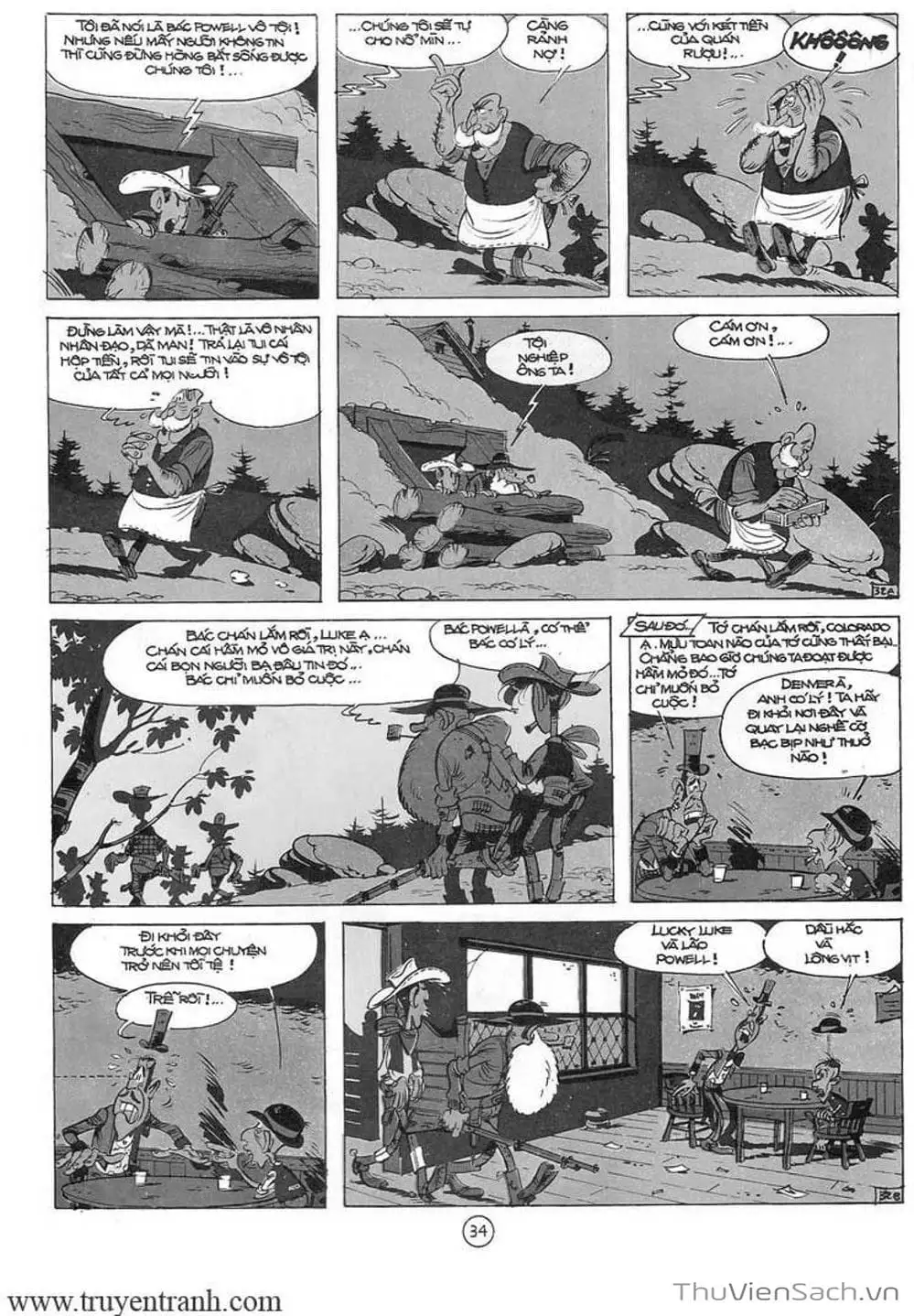 Truyện Tranh Cuộc Phiêu Lưu Kỳ Thú Của Lucky Luke trang 3