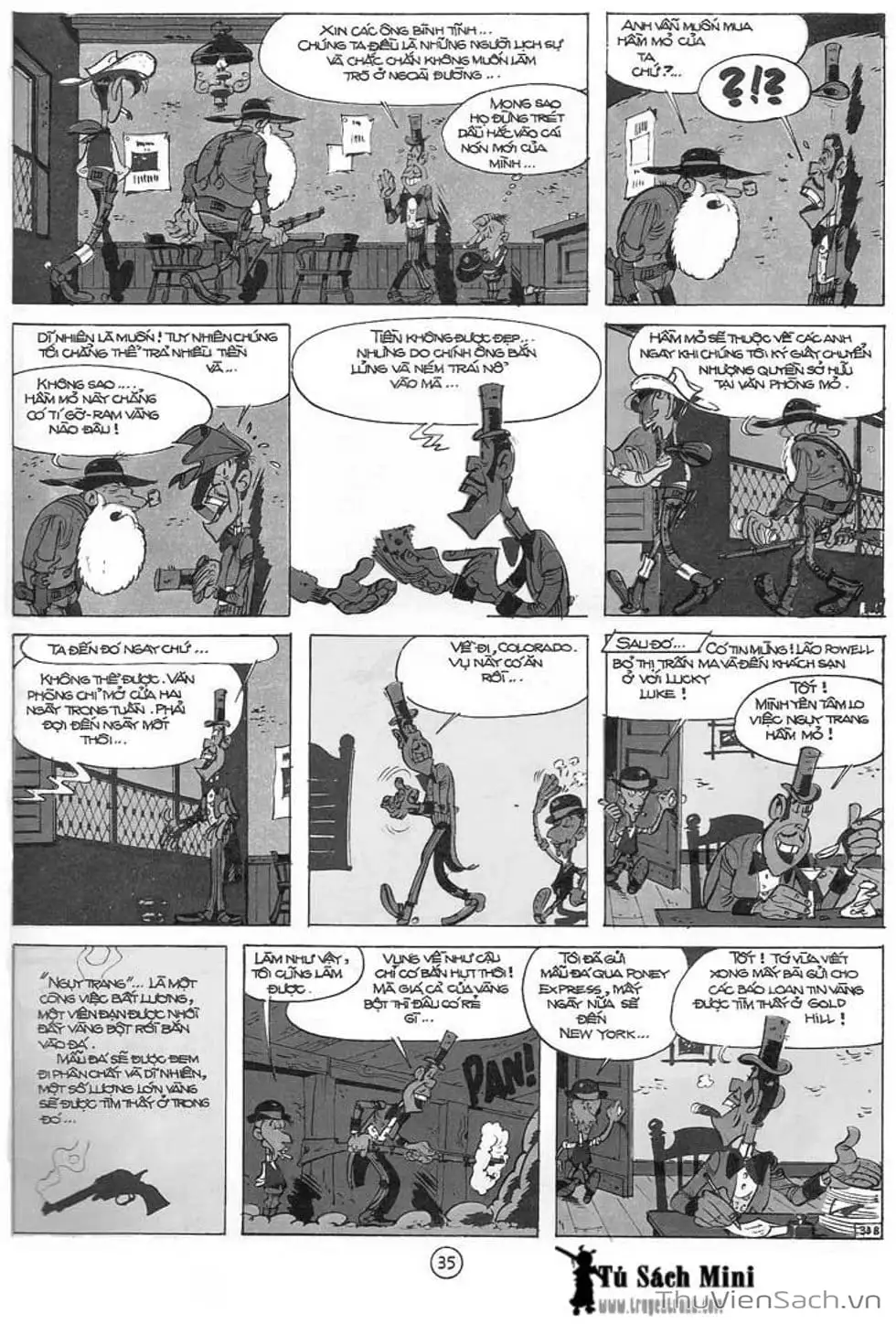 Truyện Tranh Cuộc Phiêu Lưu Kỳ Thú Của Lucky Luke trang 3
