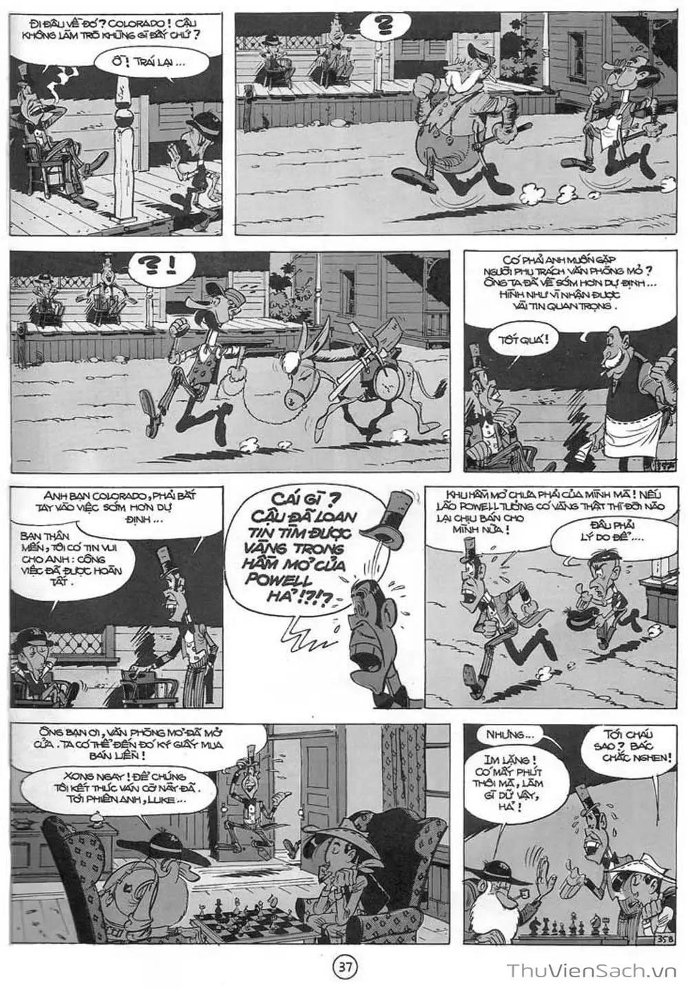 Truyện Tranh Cuộc Phiêu Lưu Kỳ Thú Của Lucky Luke trang 3
