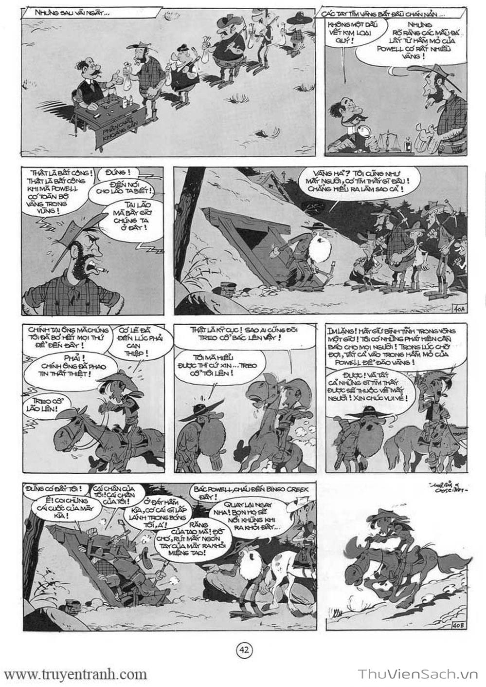 Truyện Tranh Cuộc Phiêu Lưu Kỳ Thú Của Lucky Luke trang 3