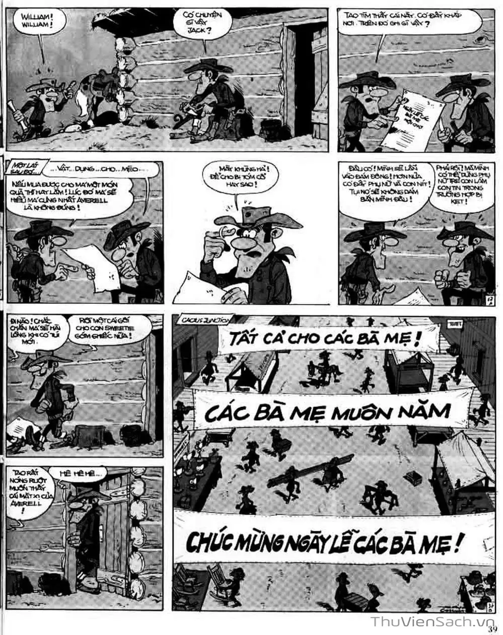 Truyện Tranh Cuộc Phiêu Lưu Kỳ Thú Của Lucky Luke trang 3