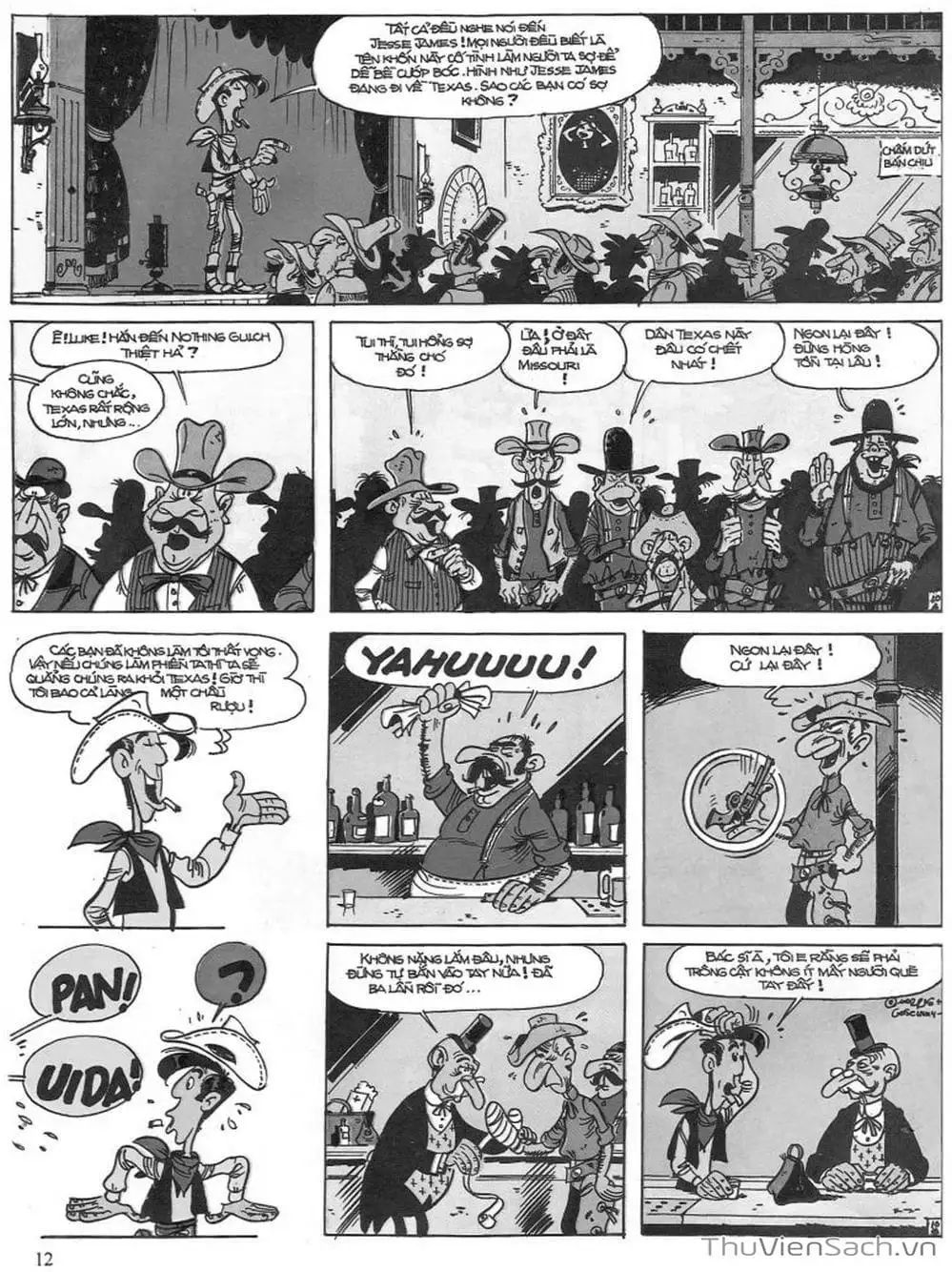 Truyện Tranh Cuộc Phiêu Lưu Kỳ Thú Của Lucky Luke trang 3