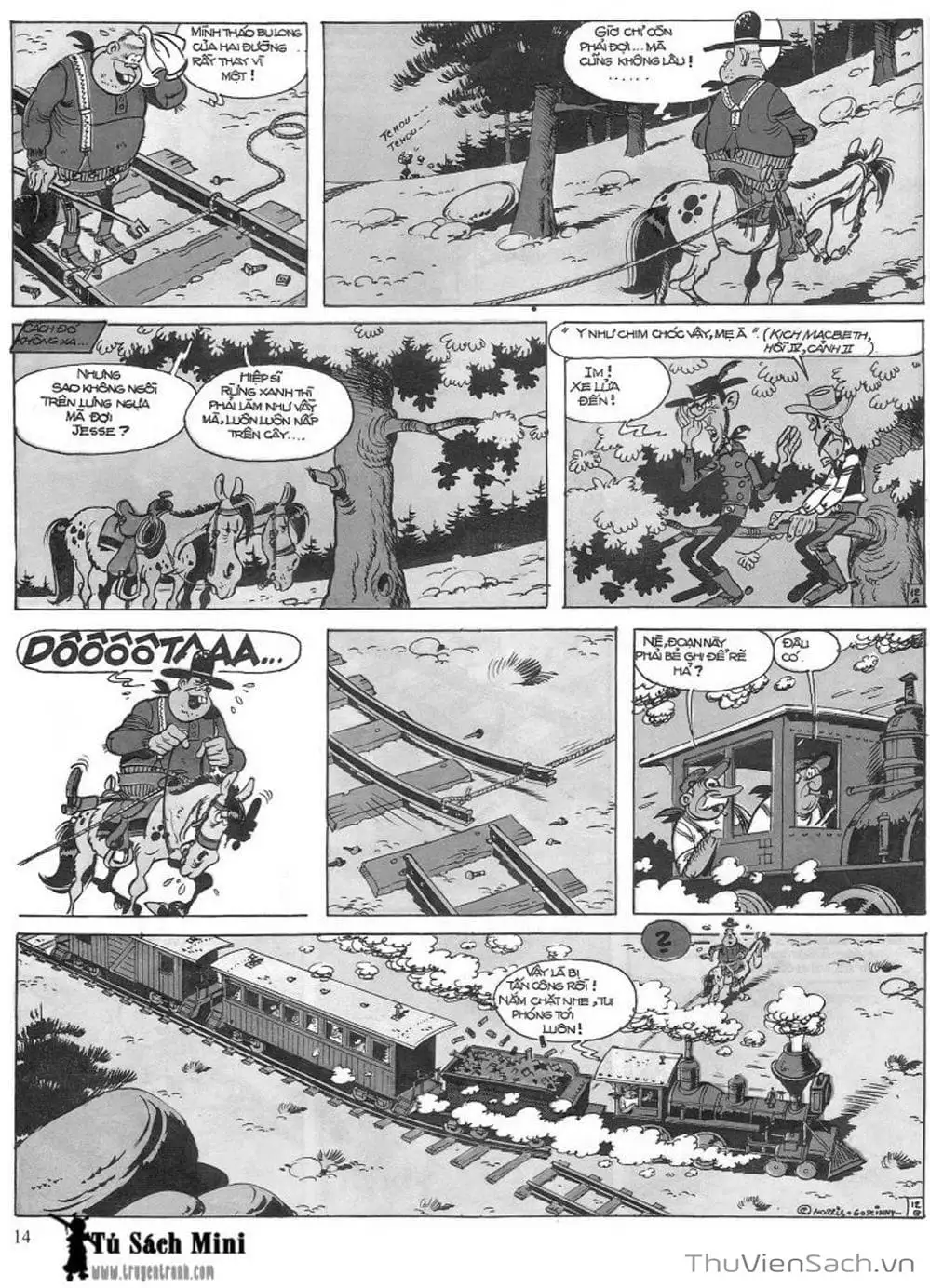 Truyện Tranh Cuộc Phiêu Lưu Kỳ Thú Của Lucky Luke trang 3