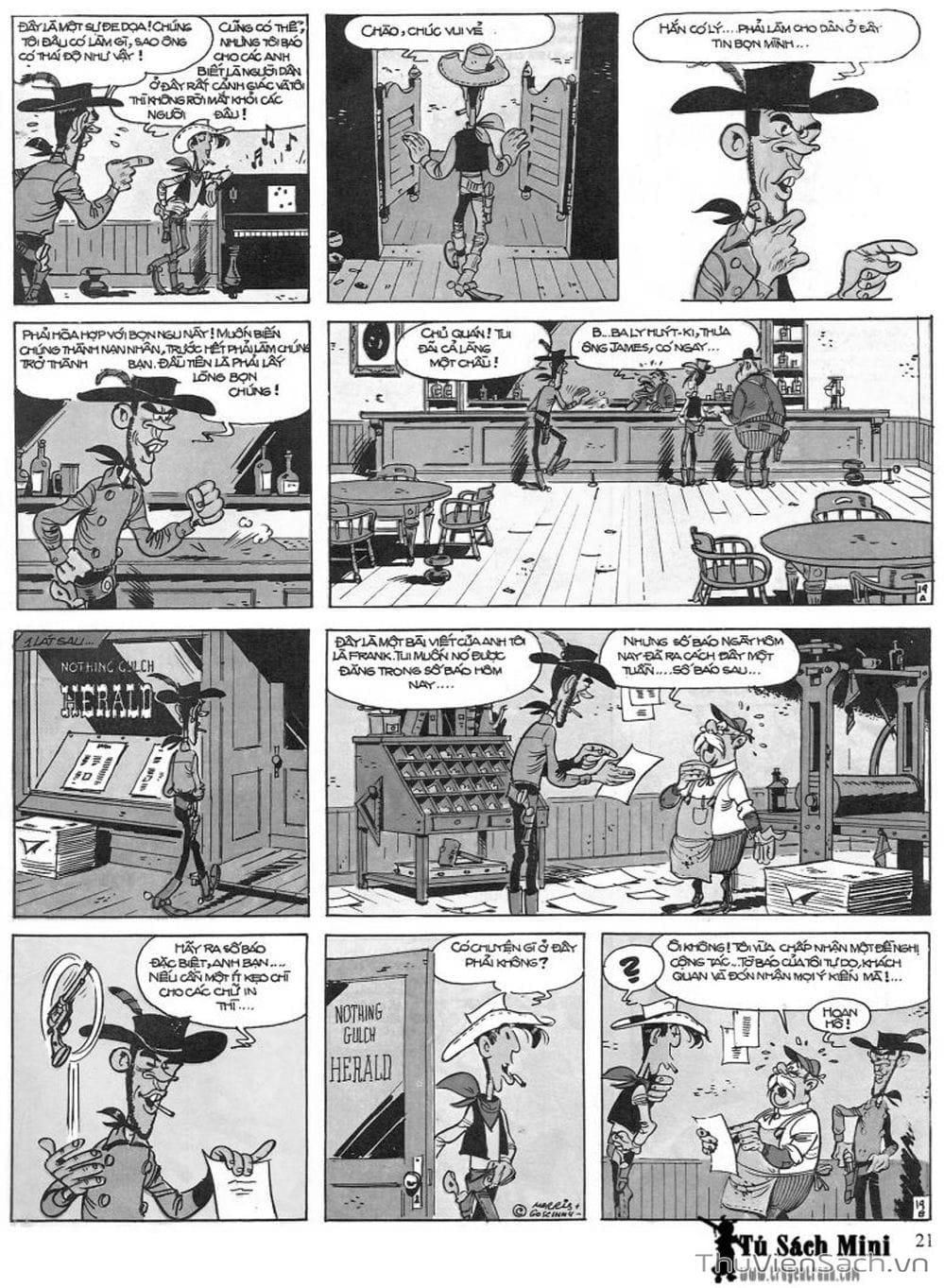 Truyện Tranh Cuộc Phiêu Lưu Kỳ Thú Của Lucky Luke trang 3