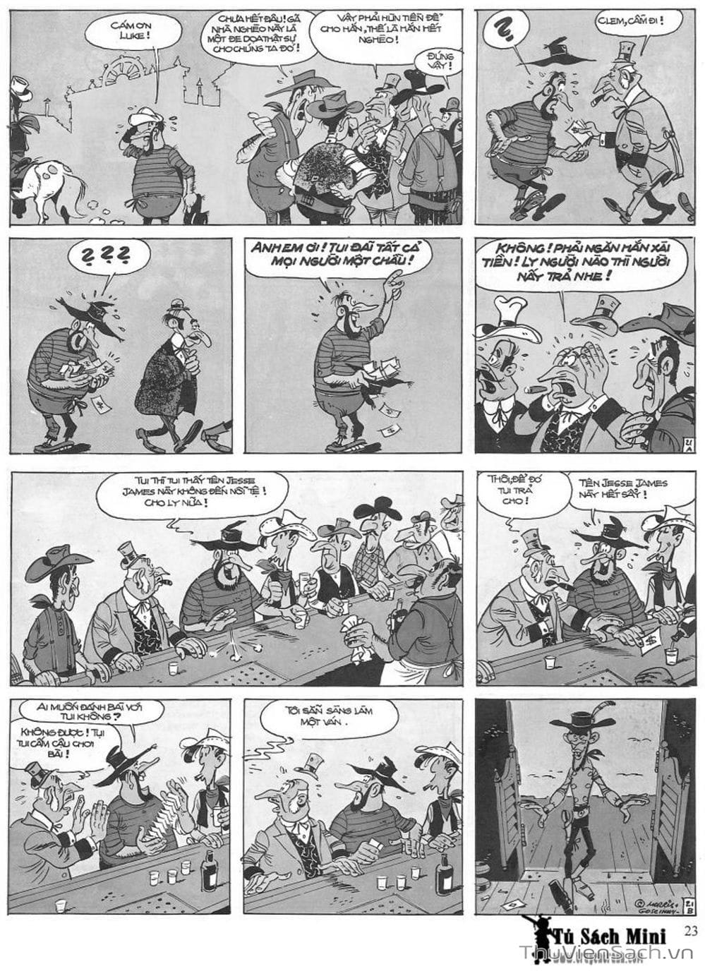 Truyện Tranh Cuộc Phiêu Lưu Kỳ Thú Của Lucky Luke trang 3