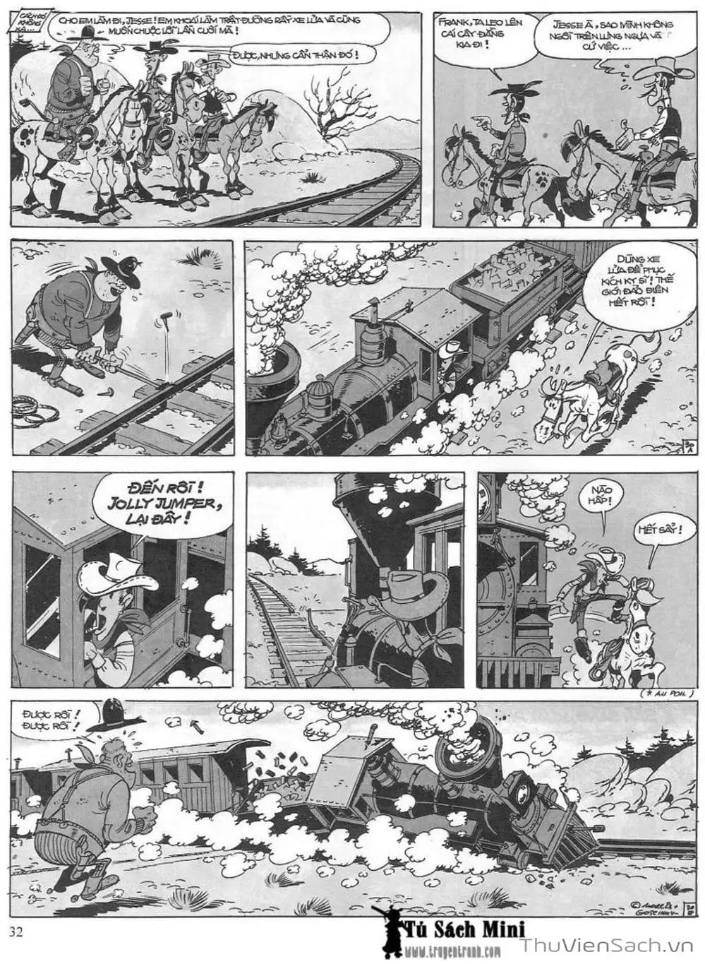 Truyện Tranh Cuộc Phiêu Lưu Kỳ Thú Của Lucky Luke trang 3