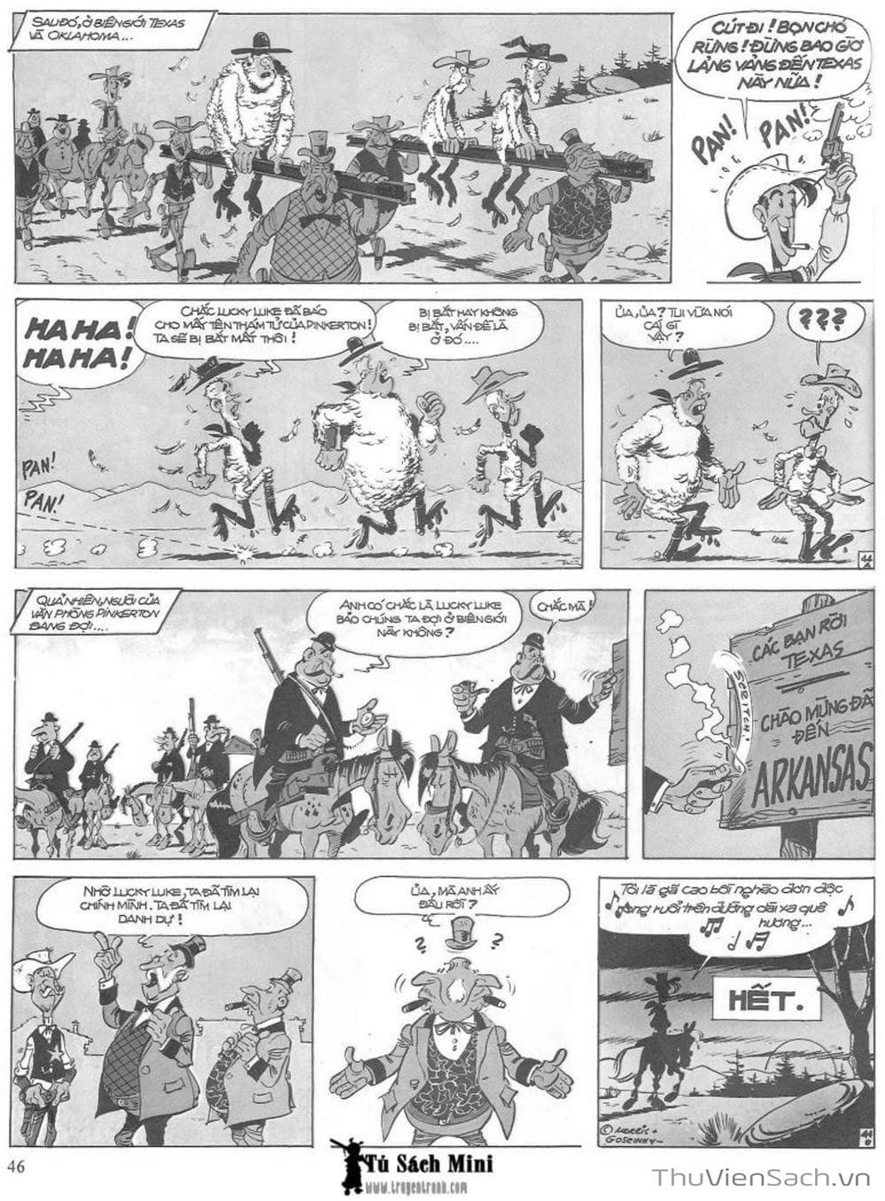Truyện Tranh Cuộc Phiêu Lưu Kỳ Thú Của Lucky Luke trang 3