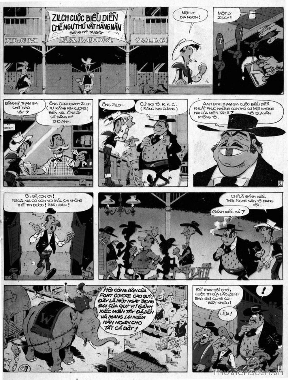 Truyện Tranh Cuộc Phiêu Lưu Kỳ Thú Của Lucky Luke trang 3