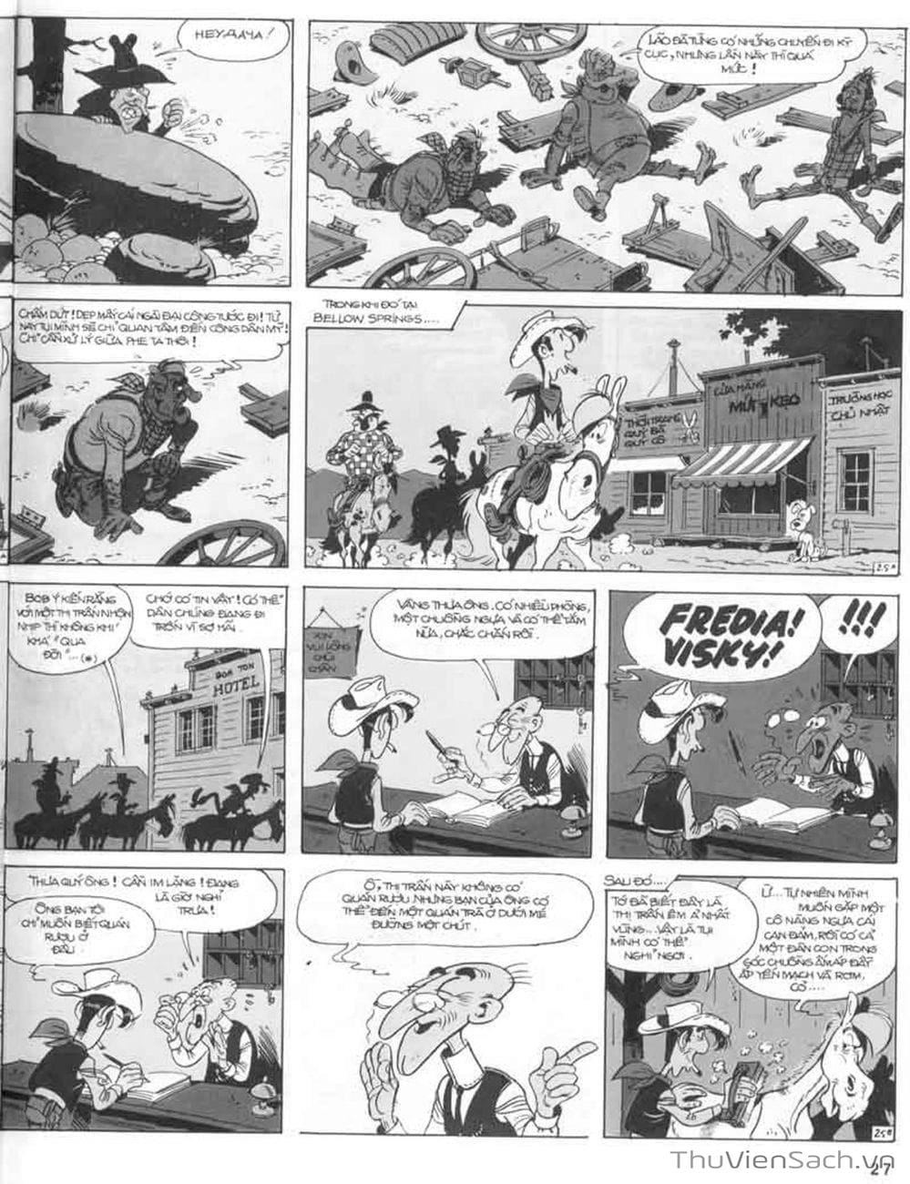 Truyện Tranh Cuộc Phiêu Lưu Kỳ Thú Của Lucky Luke trang 3