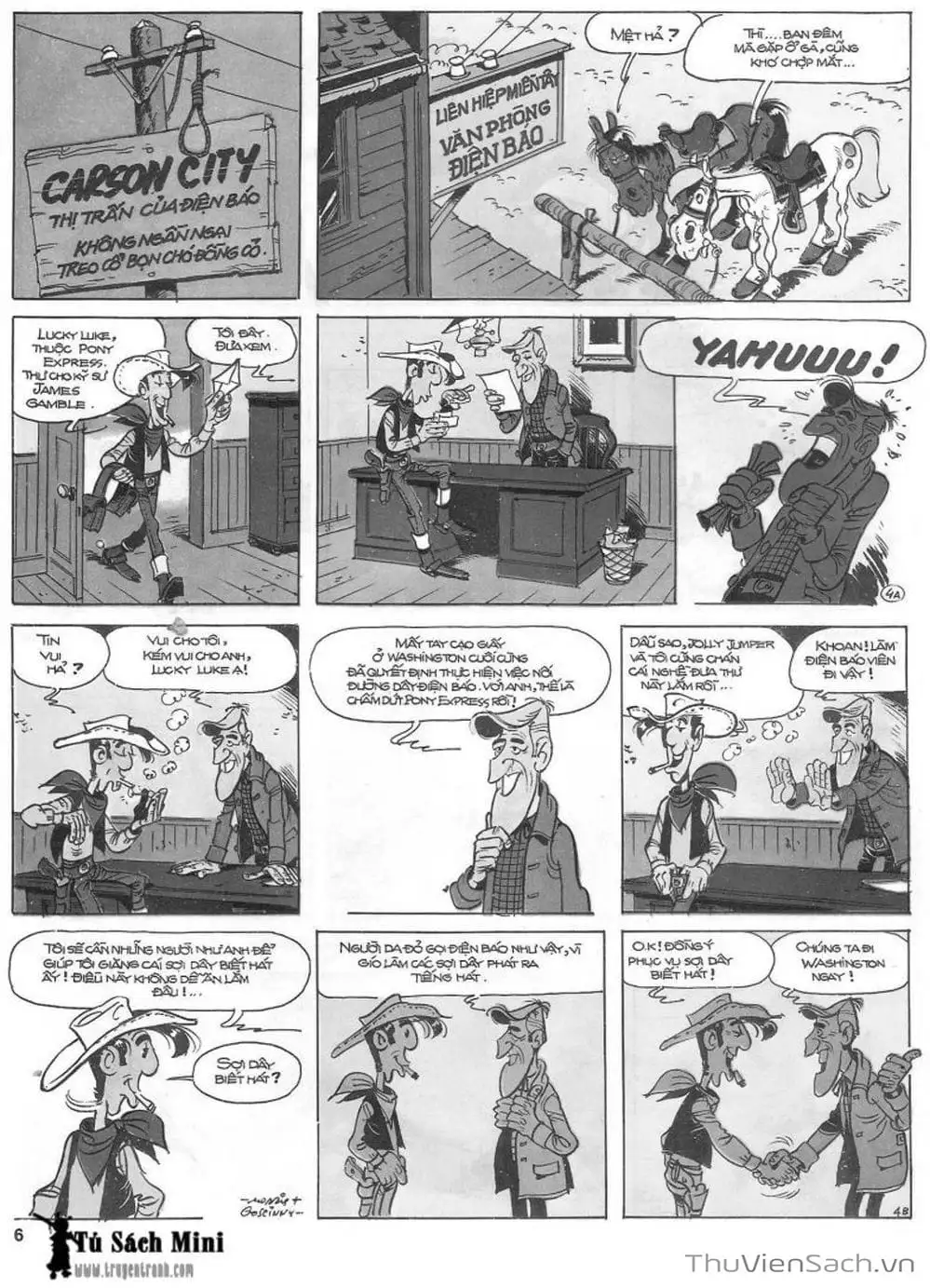 Truyện Tranh Cuộc Phiêu Lưu Kỳ Thú Của Lucky Luke trang 3