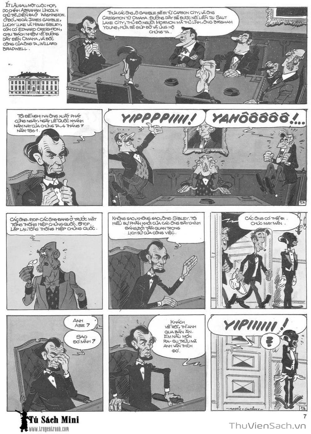 Truyện Tranh Cuộc Phiêu Lưu Kỳ Thú Của Lucky Luke trang 3