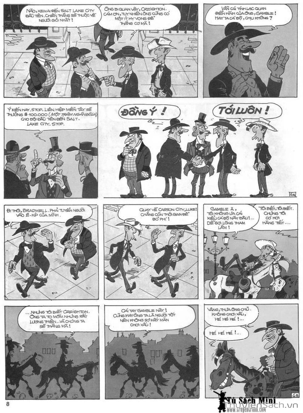 Truyện Tranh Cuộc Phiêu Lưu Kỳ Thú Của Lucky Luke trang 3