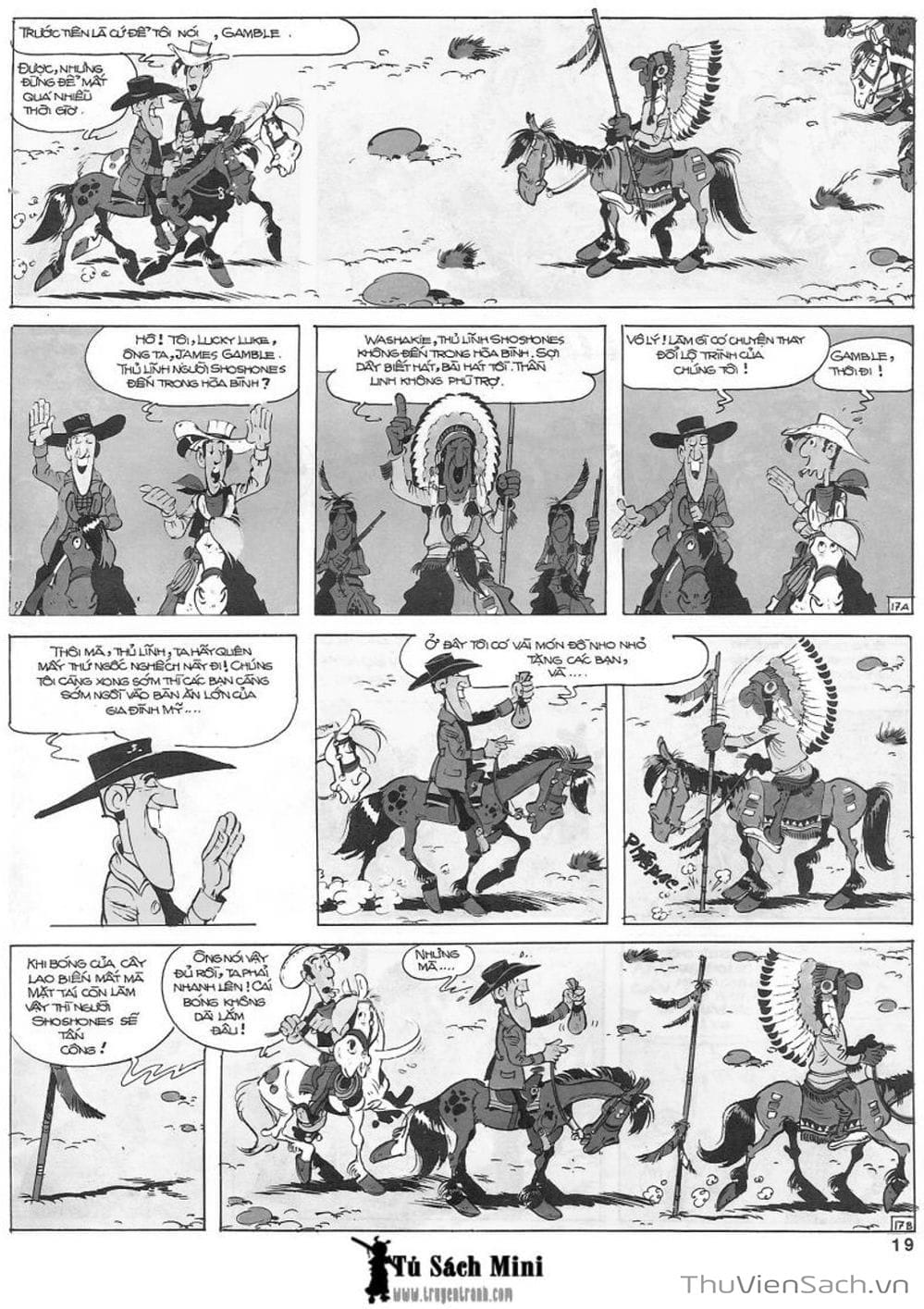 Truyện Tranh Cuộc Phiêu Lưu Kỳ Thú Của Lucky Luke trang 3