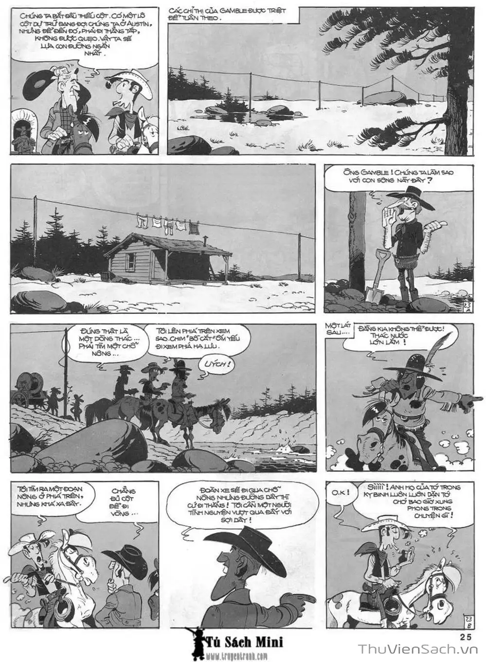 Truyện Tranh Cuộc Phiêu Lưu Kỳ Thú Của Lucky Luke trang 3