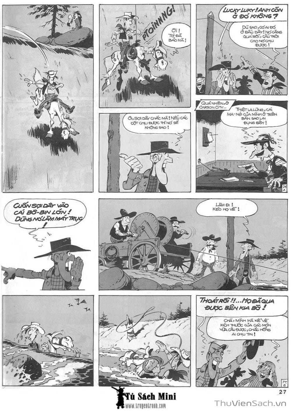 Truyện Tranh Cuộc Phiêu Lưu Kỳ Thú Của Lucky Luke trang 3