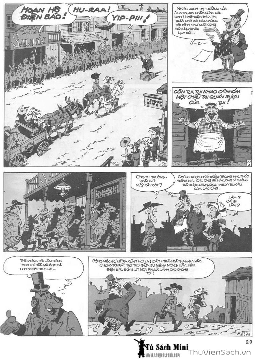 Truyện Tranh Cuộc Phiêu Lưu Kỳ Thú Của Lucky Luke trang 3