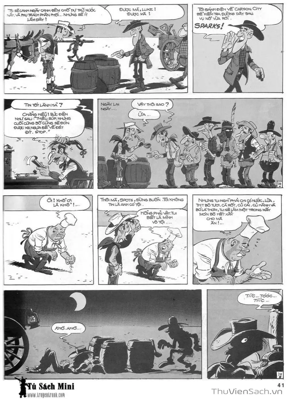 Truyện Tranh Cuộc Phiêu Lưu Kỳ Thú Của Lucky Luke trang 3