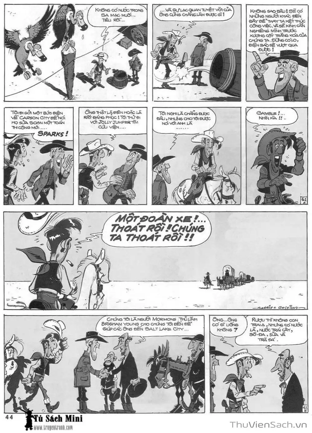 Truyện Tranh Cuộc Phiêu Lưu Kỳ Thú Của Lucky Luke trang 3