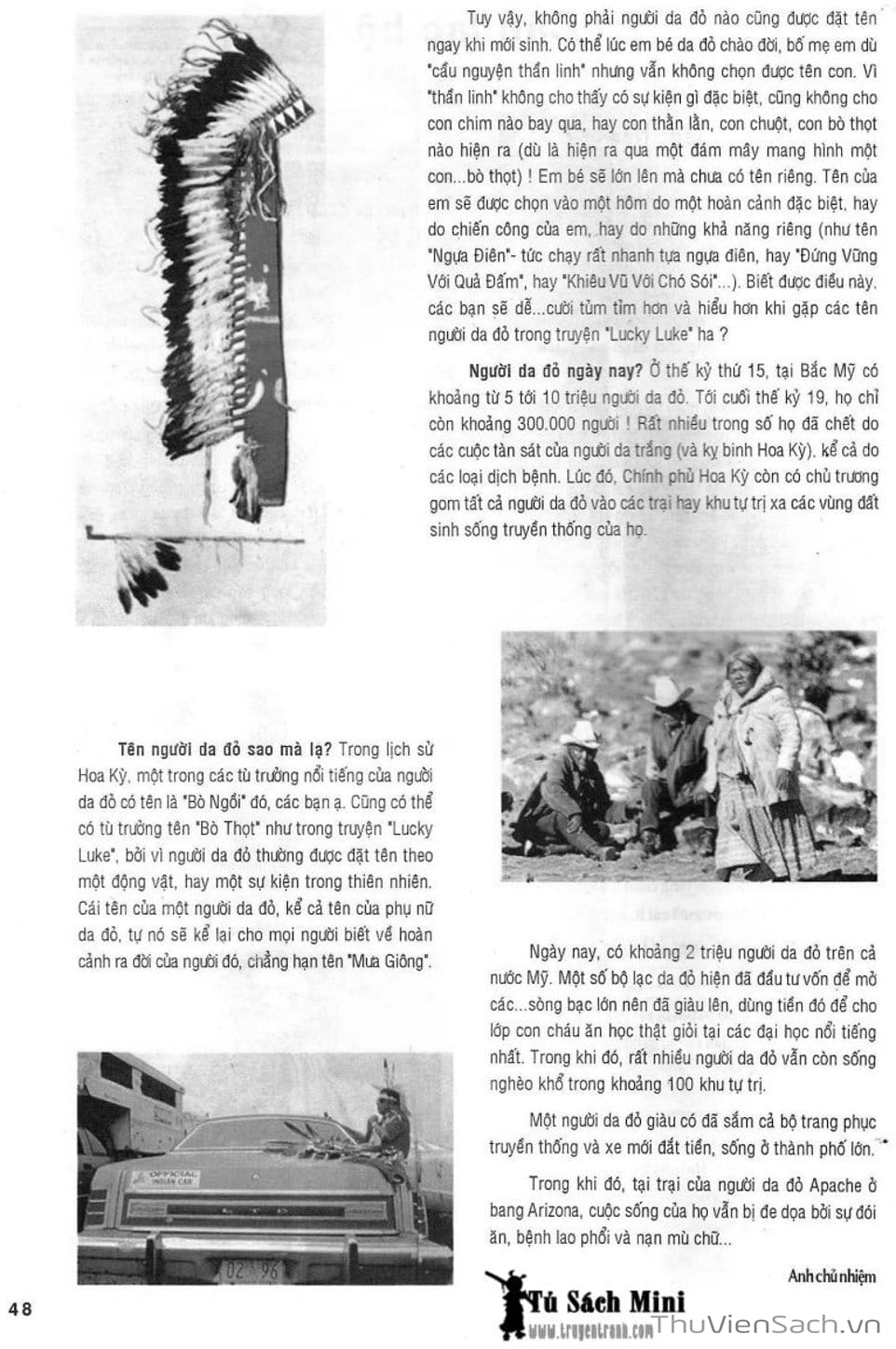 Truyện Tranh Cuộc Phiêu Lưu Kỳ Thú Của Lucky Luke trang 3