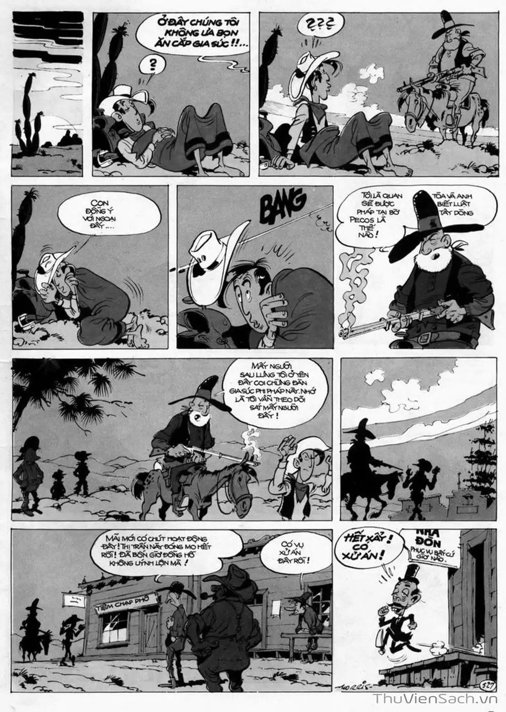 Truyện Tranh Cuộc Phiêu Lưu Kỳ Thú Của Lucky Luke trang 3