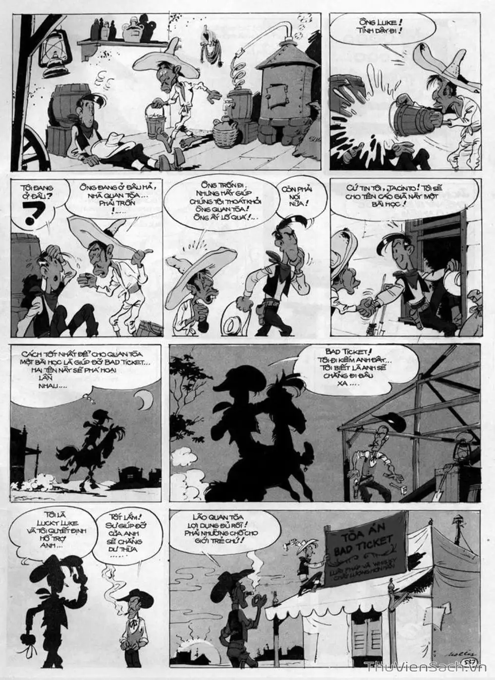 Truyện Tranh Cuộc Phiêu Lưu Kỳ Thú Của Lucky Luke trang 3